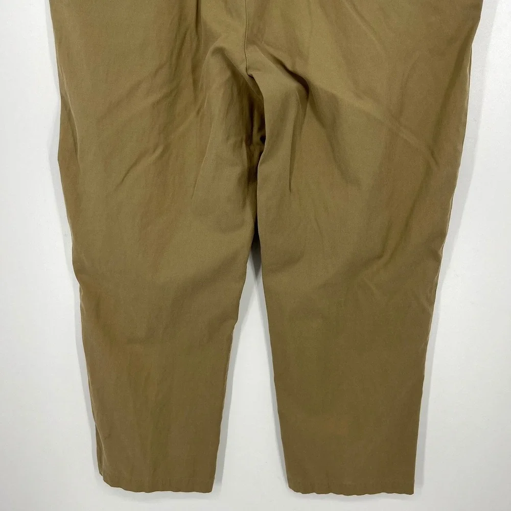 Kenneth Cole Reaction‎ Mens Khaki Tan Stretch Chino Pants 42x30 Solid